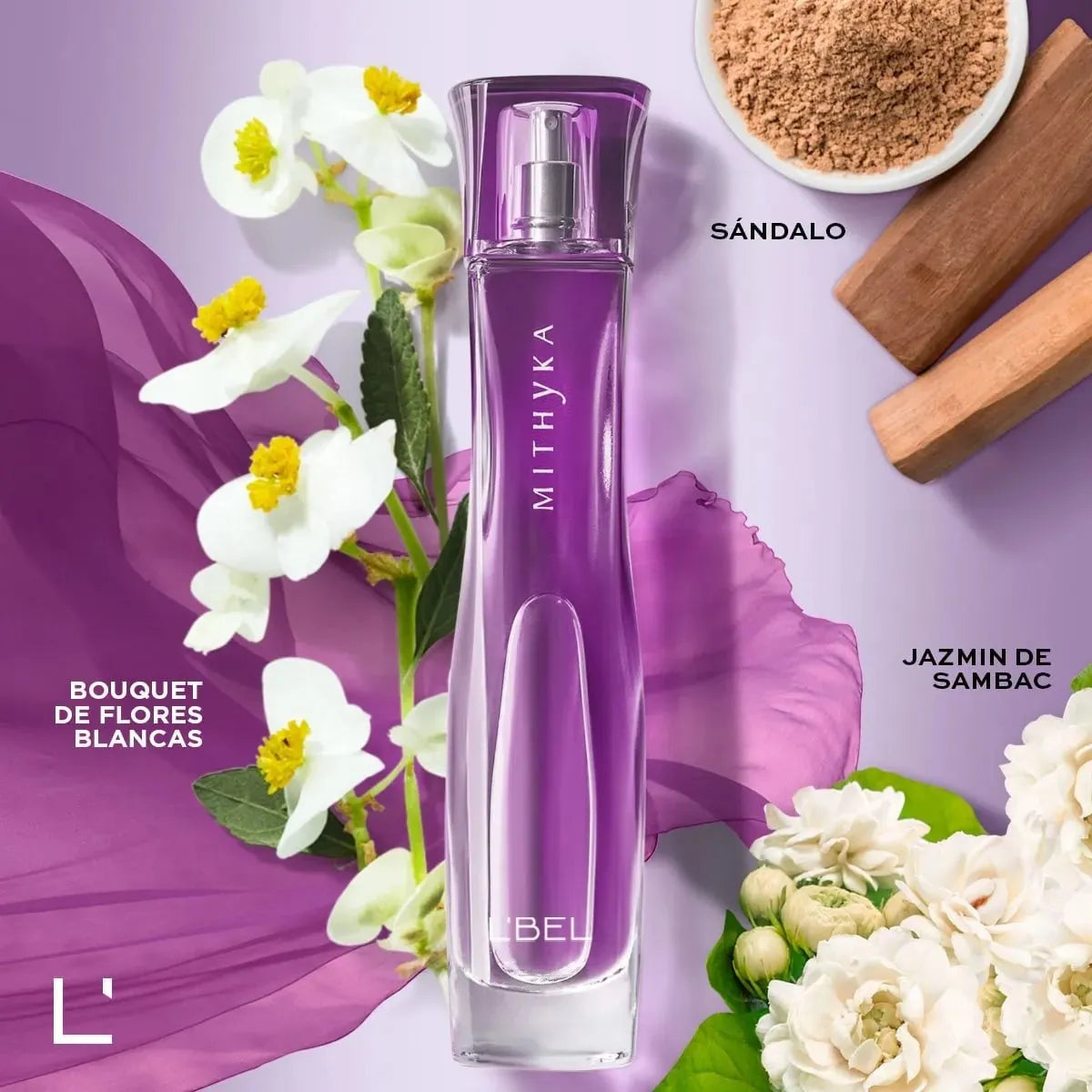 Perfume floral para mujer de larga duración Mithyka 50 ml. Edición Limitada