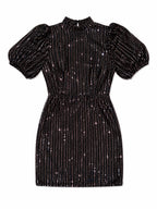 Vestido de Lentejuelas.-